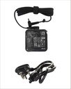 Asus 45W Laptop Adapter / Charger til udvalgte modeller af Asus (20 V, 2,5 A, 4 Mm X 1.2Mm Diameter), Sort (Power Cable Inkluderet)