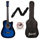 JUÈREZ JRZ38C / VTS ACOUSTIC 38 "GUITAR MED ACC (BLUE SUNBURST)