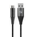 Zebronics Type- C Fast opladning kabel, Upto 480 Mbps, 36W Rapid Charge, 3A Output, Charge & Sync Data Cable, 1 Meter Længde, Tangle- Free Holdbar Design (CU300T)
