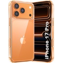 TheGiftKart Ultra- Hybrid Crystal Clear Back Case Cover til iPhone 17 Pro - 124; Shockproof Design - 124; Hard Back Cover Case til iPhone 17 Pro (PC & TPU, Transparent)