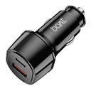 boat 55W bil oplader med Dual Port USB- - og USB- C; Understøtter QC, PD & PPS avancerede opladningsprotokoller
