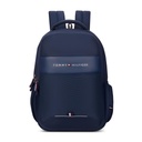 Tommy Hilfiger Joshua Polyester Unisex 15 Inch Laptop Backpack - Navy ttesmå 124; 21 Ltr Kapacitet 124; Polstret & Justerbar strop; 124; Vand resistent • 124; 3 Compartment • 124; Vand flaske Holder • 124; USB kabelholder Pocket