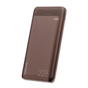 boat EnergiShroom PB300 Neo 10000mAh Power Bank med 22.5W hurtig opladning, 3X Output Ports, Understøtter Android, iPhone, Tablets, Earbuds (Mocha Brown)