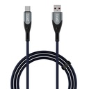 boat type A til C 65W Fast opladning kabel med 480 Mbps dataoverførsel, tanglefri kabel i Premium Nylon flettet Design & Holdbar Aluminium Alloy Shell (Electric Blue)