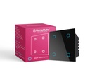 Homemate ® Wi- Fi Smart 4 Gang Touch Switch (sort, pakke med 1)