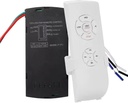 Quick Sense QS- RF02 Loft Fan Remote Control Kit Note 124; Trådløs Fan og Light Remote Control Switch Number 124; Controls 1 Fan og 1 Light Meader 124; AC 85- 265V Universal Meter 124; Til hjemmet, Office, Hotel og Hall