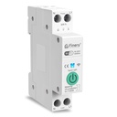 Finery 63A Smart WiFi switch med Over / Under Spænding Overload Protection Adjutable Tærskler og Alarm til AC, Geyser, 1Hp Vandpumpe (enkelt fase), Room Heater Heavy Duty Works med Alexa & GHome
