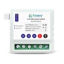Finery 3 Node WiFi Smart Switch Retrofit Kit Understøtter Manuelle kontakter Kompatibel med Alexa & Home iOS og Android Smart Life app (3 Node / Gang)