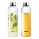 MILTON Costa 1000 Pet Vandflaske sæt af 2, 1 Liter hver Buddy 124; lufttæt & Bladsikkert rustfrit stål Lid Budd124; Unbreakable, BPA- Free, Genanvendelige Plastic Køleskab Flasker til hjemmet, Office, School, Rejser