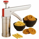 theaoo rustfrit stål Murukku Maker Machine Idiyappam Maker Chakli Maker Machine Steel Sev Maker Machine til Home Noodles Maker Namkeen Maker Machine Paper (pakke af 1)