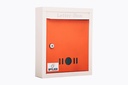 Heavy Metal Mail Box (Orange) til hjemmet og Gate Wall Mount - Brev Post Box Størrelse 9 * 11 * 3 tommer