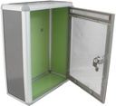 Kebica Metal Frame ABS Suggestion / Donation / Letter / Drop Box (Grey)