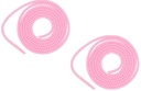 EMPOISON Spiral tredobbelt farve kabel Protector 1.5M- 2pcs Note 124; Super lang størrelse kabel ledning Protector Winders For alle mobiltelefoner opladning kabel og Earphone