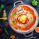 SOLARA Cast Iron Tawa til Roti og Dosa 12 tommer, Pre- Seasoned Cookware