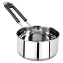 AADHIK Stainless Steel Sauce Pan, Tea Pan, Milk Pan Heavy Guage 1,5 Liter (Induktion og gas stove venligt), Sølv