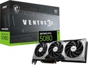 MSI GeForce RTX 5080 16G Ventus 3X OC Grafisk kort - NVIDIA GeForce RTX 5080 GPU, 16GB GDDR7 256- bit Memory, 30 Gbps, PCI Express Gen 5 Interface, Upto 2640 MHz, TORX Fan 5.0