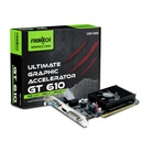 FRONTECH GT610- 2GD3 Grafikkort med 2 GB DDR3 64 Bits PCI Express RAM, Quality Gaming Grafikkort, Single Cooling Fan, 3 års garanti (GRP-0001, Black)