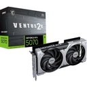 MSI GeForce RTX 5070 12G Ventus 2X OC Grafisk kort - NVIDIA GeForce RTX 5070 GPU, 12GB GDDR7 192- bit Memory, 28 Gbps, PCI Express Gen 5 Interface, Upto 2542 MHz, TORX Fan 5.0