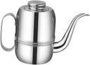 Cabilock Stainless Steel Oil Dispenser with Drip Long Narrow Spout Food Grade Vinegar Bottle and Sauce Pourer Oil Container with Soy Sauce Cooking Liquor