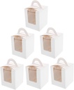 PRETYZOOM Elegant Cake Carrier Server Dessert Boxes for Christmas Storage Design Simple Practical