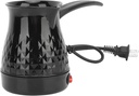 Coffee Maker, ABS Stainless Steel Electric Arabic, Greek & Turkish Coffee Pot, 600ml Even Heating Tea Maker Kettle with Removable & Anti Scald Handle for Greek Arabic Tea, Milk, Butter