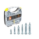 T. K. Excellent Heavy Duty Zinc Plated Steel Molly Bolt Hollow Drive Wall Anchor Screws Set for Drywall,Multiple Sizes Assortment Kit, 68 Pieces