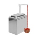 Sauce Dispenser Pump,Stainless Sauce Station Ketchup Dressing BBQ Sauce Pumps Dispenser for Buffet,Cake Room, Coffee Shop Equipment