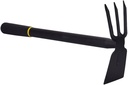 Cabilock Fork Hoe Loosening Soil Hoe Hoe and Cultivator 2 in 1 Garden Hand Tool Hand Tiller for Loosening Soil Weeding Digging Agriculture Planting Supplies Garden Weeding Tools Garden Hand Tiller