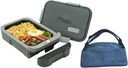 Hot Bento Plus with Included Insulated Tote Bag Self Heated Lunch Box and Food Warmer Battery Powered, Portable, Cordless, Hot Meals for Office, Travel, Jobsite, Outdoor, Meal Prep (Black)