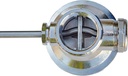 3.5-inch Sink Drain Waste Drain Valve with Twist Handle, Fits Commercial Sink Style Drains, Controls Sink Drain Stopper, Must-Have Sink Repair Kit - Reducer not included