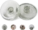 (Minor Defects) Fermentation Weights for Large Wide Mouth Gallon Mason Pickling Canning Jars (Over 3.5 Inches), Fermenting Weigh Easy Grip With Grooved Handles, Pack of 2