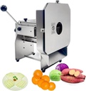 0-0.4 Electric Slicer, Commercial Stainless Steel Vegetable & Fruit Slicer for Potato, Onion, Sweet Potato, Cabbage – Adjustable Thickness, 110V, Heavy-Duty Food Processor