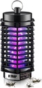 Bug Zapper, 3000V High Powered Mosquito Fruit Fly Zappers Killer, Insect Fly Swatter Zapper Mosquito Trap Outdoor, Fly Traps, Gnat Killer for Indoor, Home, Garden, Backyard (Black)