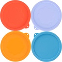 2 Cup Silicone Replacement Lids Storage Cover for Pyrex 7200-PC Glass Bowls (Container not Included) 4 Pack Microwave, Dishwasher and Freezer Safe