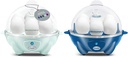 Elite Gourmet EGC007M# Rapid Egg Cooker, 7 Easy-To-Peel, Hard, Medium, 16-Recipe Booklet, Mint & EGC700BL Rapid Egg Cooker, 7 Easy-To-Peel, Hard, Medium, Soft Boiled Eggs, Poacher, Omelet Maker, Ocean