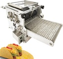 INTSUPERMAI Commercial Corn Tortilla Making Machine 4.72" Diameter Mexican Tortilla Maker Machine 0.06"-0.20" Thickness Auto Chapatti Equipment
