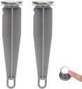 2pcs Bathroom Sink Pop Up Stoppers, Chrome Plug Bathroom Sink Drain Plunger Replacement 4-7/8 Height 1-1/4 Diameter with 1 Mounting Hole and Gasket Seal Compatible with 88994 Moen Drain Components