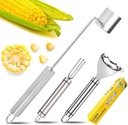 3PCS Corn Peeler, Stainless Steel Multifunctional Kitchen Grip Corn Planer- Easy to Use Durable Efficient Dishwasher Safe Gadgets for Kitchen and Outdoor Dining (3PCS)