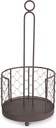 DII Metal Kitchen Storage Collection Farmhouse Stand Chicken Wire Paper Towel Holder, Rustic Bronze