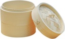 Bamboo Steamer Basket for Cooking 10-inch Food Steamer with Lid for Dim Sum and Vegetables Portable Outdoor Camping Tool