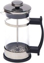 French Coffee Press, Tea and Espresso Maker, Stainless Steel Plunger and Heat Resistant Borosilicate Glass, for Travel, Camping, Home Gift