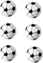 Set of 6 Football Cabinet Drawer Door Knobs Handles Boy Child Dresser Drawer Pulls Desk Handles Sports Soccer Home Bath Decor
