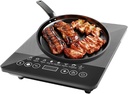 Portable Induction Cooktop For Home Offices Camping 100W-2200w, 110V-220V Induction Burner Countertop Stove, Hot Plate Single Burner Electric Cooktop, Rapid And Even Heating, Overheat Protection