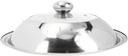 PRETYZOOM Stainless Steel Cover Pot Pan Cover Lid Slow Cooker Lid Kitchen Accessory
