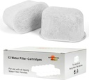 Keurig Filter Replacement, 12 Pack KEURIG Compatible Water Filter Cartridges by Hot Stocks Market for Keurig 2.0 and 1.0 Coffee Makers