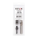 E-Z LOK - EZ-400-6-CR Knife Threaded Insert Installation Kit for Hard Wood - Stainless - 3/8-16