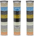 SSJ781 Multi-Stage Shower Filters Compatible with HOPOPRO HSF-002&MakeFit SSJ781/DSSJ781/ DSSJ781-01 Shower Handheld Filter Replacement,Hard Water High Efficiency Filter- 3 Pack