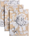 Maison d' Hermine Kitchen Towels Set of 3 100% Cotton 20" x 27.5" Reusable Cloth Tea Dish Towels Absorbent with Hanging Loop for Kitchen Dining Thanksgiving Christmas Decorations (Pretty Autumn)
