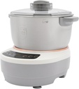 Dough Maker with Ferment Function & 5L 304 Stainless Steel Bowl, Dough Mixer Household Bread Mixer for Pizza, Roti, Dumplings, and Sourdough Kneading Machine with Face-up Touch Panel