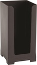 Rattleware Snap Bin Holder Accessory For Home, Cafe, Restaurant, Hotel, Office, Or Commercial Establishment - Durable Metal Material - Dishwasher Safe Coffee Bar Accessories Organizer Black(8.5 Inch)